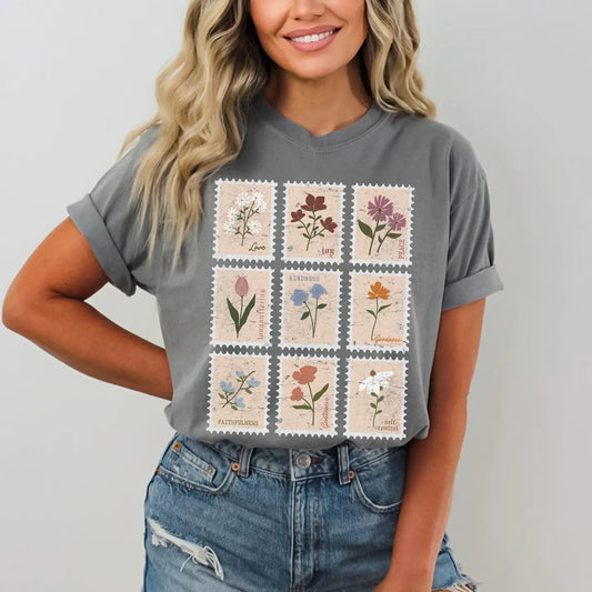 Fruits of the Spirit Vintage Stamps Comfort Colors T Shirt
